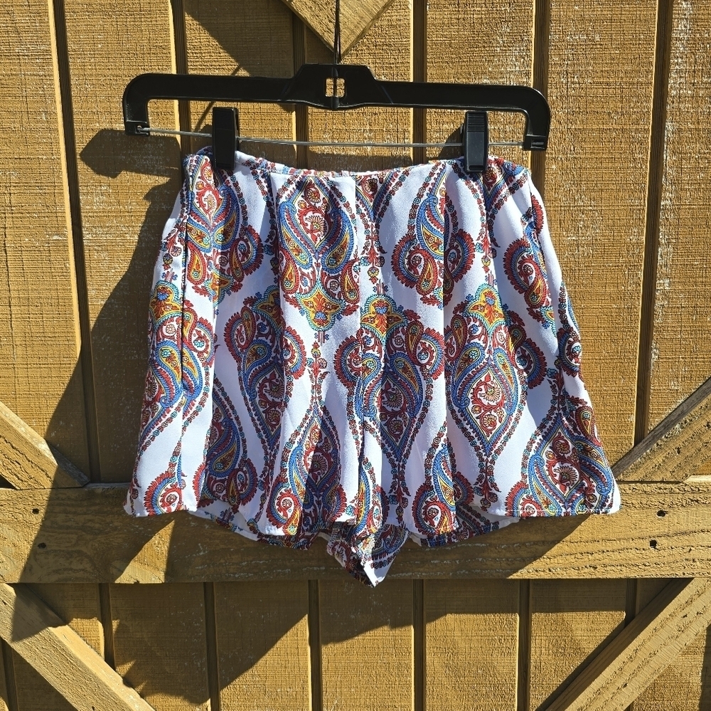 Paisley Print Women's Shorts
